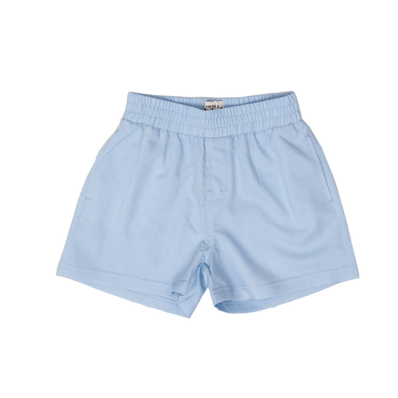 Baby Blue Twill Shorts