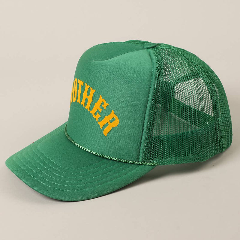 MOTHER Trucker Hat in Green
