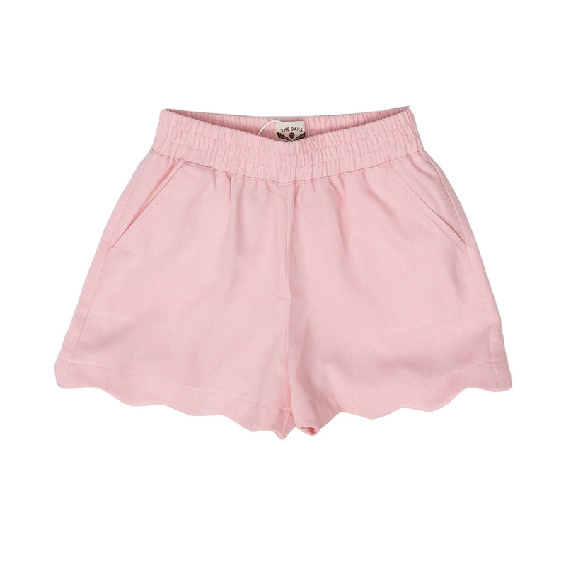 Pink Twill Girl Shorts