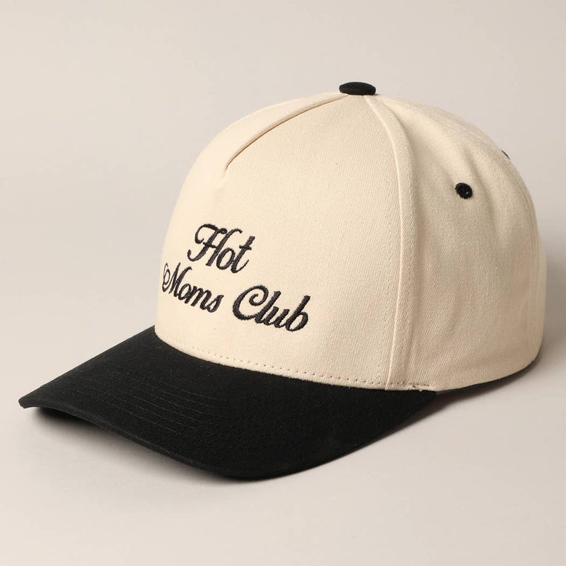 Hot Moms Club Trucker Hat in Black