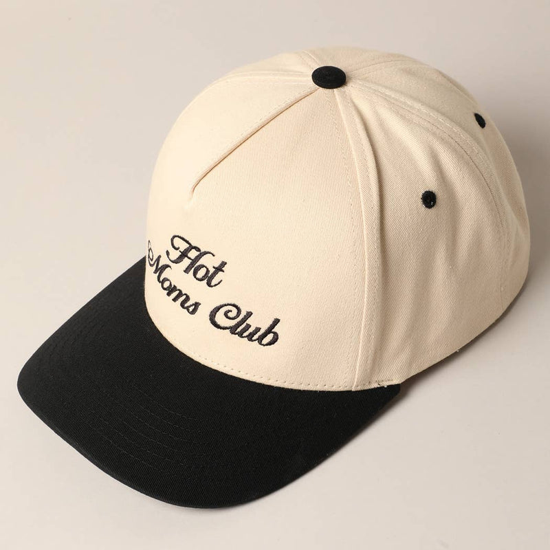 Hot Moms Club Trucker Hat in Black