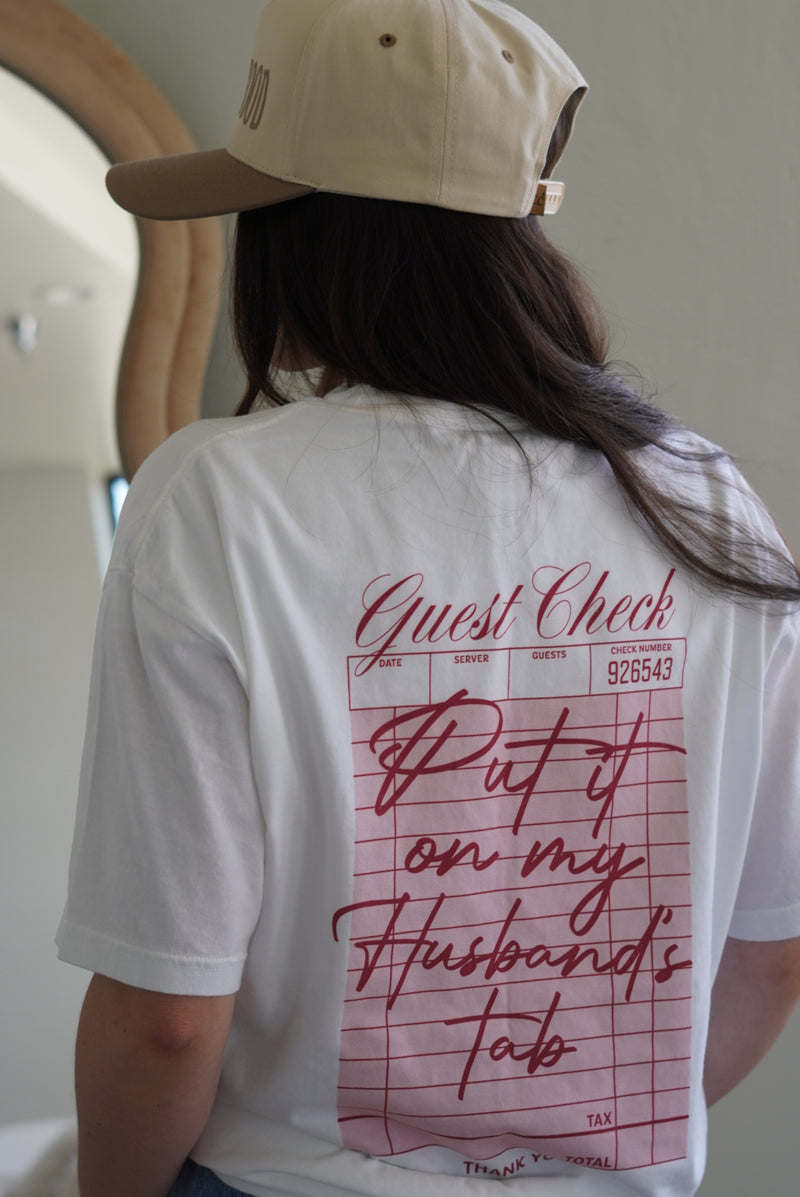 Put It On My Husband's Tab Tee