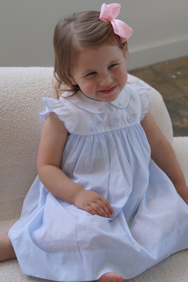 Whale Shadow Stitched Dress