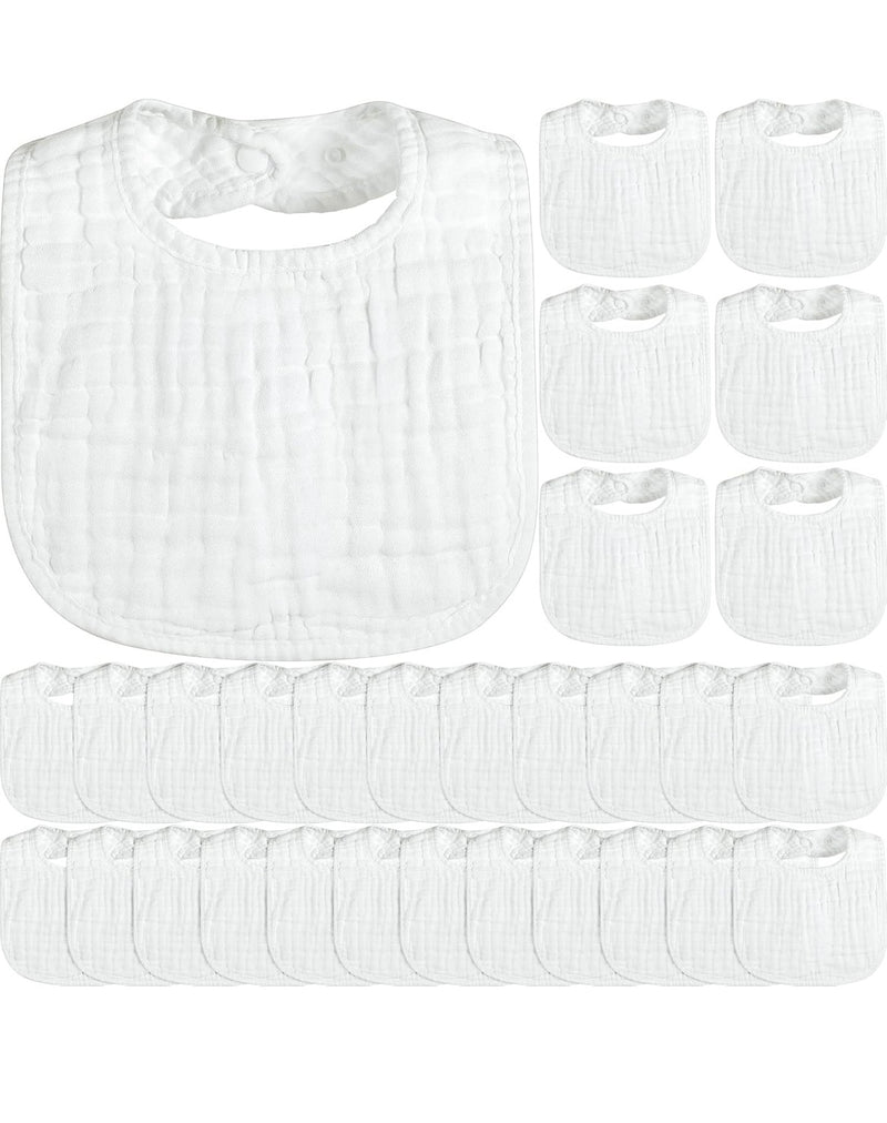 Muslin Bib With Embroidery