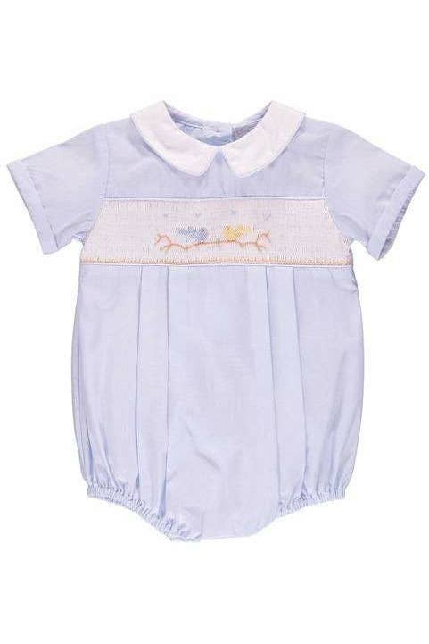 Hand Smocked Classic Creeper- Birds