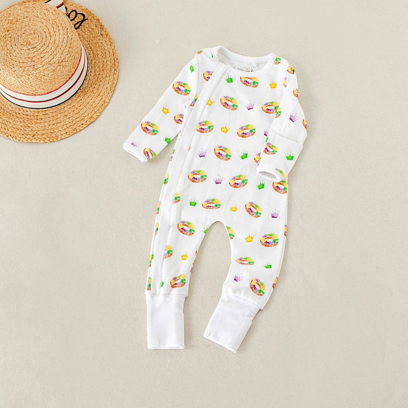 King Cake Organic Cotton Pajama Zip Up