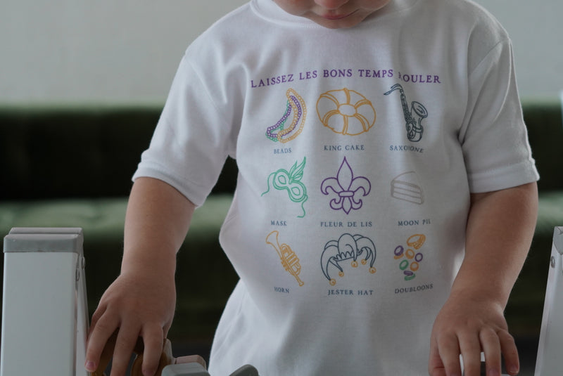 Mardi Gras Toddler Tee