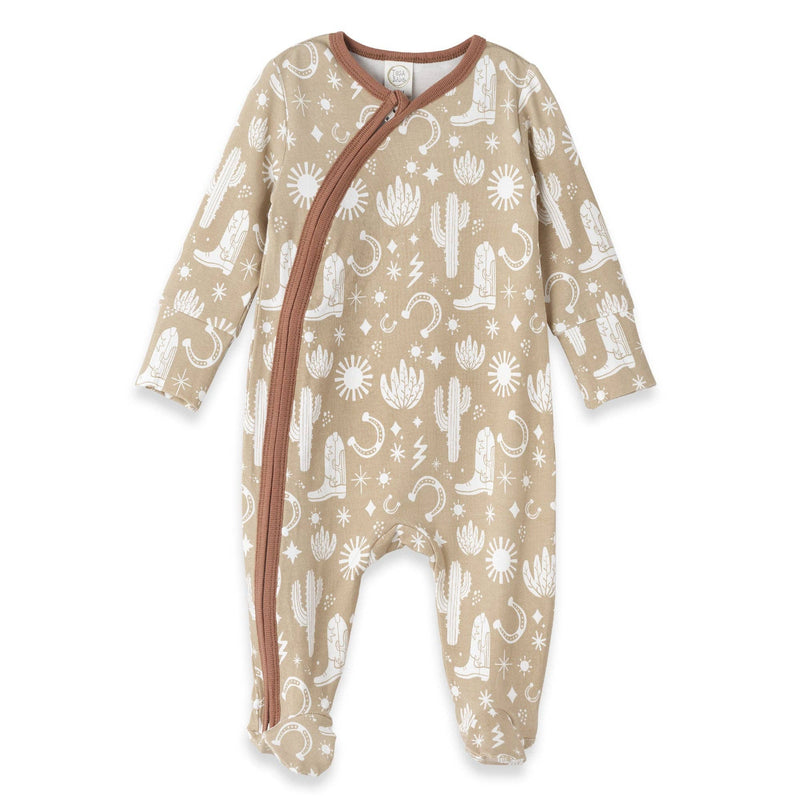 Wild West Bamboo Zip Up PJ